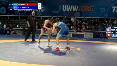 70 kg Quarterfinal - Nicolai Grahmez, Mda vs Rezuan Kazharov, Rus