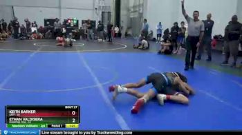 96 lbs Round 6 (10 Team) - Ethan Valdisera, Diamond Fish vs Keith Barker, Grit