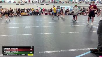 138 lbs Round 2 (6 Team) - Carson Estrada, BHWC Florida Supreme vs Andres Anastasi, Finger Lakes Elite