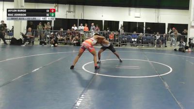 132 lbs Consi Of 32 #1 - Jaylen Burge, CO vs Mac Johnson, NC
