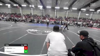 54 lbs Semifinal - Azerijah Bonney, Pomona Elite vs Izrael Casaus, Juggernaut WC