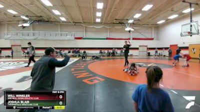 93-100 lbs Cons. Semi - Will Winkler, Greybull Basin Athletic Club vs Joshua Blair, Thermopolis Wrestling Club