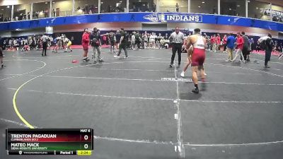 133 lbs Cons. Round 4 - Trenton Pagaduan, Cumberlands (Ky.) vs Mateo Mack, Siena Heights University