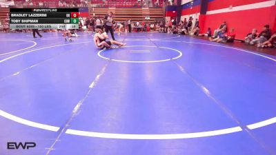 150 lbs Consolation - Bradley Lazzerini, Owasso High School vs Toby Shipman, Coweta
