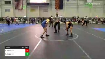 109 lbs Final - Apollo Cruz, TeamAggression vs Sergio Vega, Tucson Cyclones
