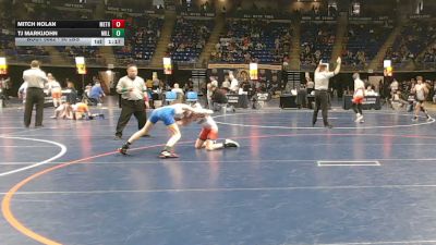 90 lbs Quarterfinal - Mitch Nolan, Methacton vs TJ Markijohn, Millcreek