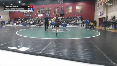 138 lbs Cons. Round 3 - Aalijah Pineda, Emmanuel University vs Alissa Brown Washington, Allen