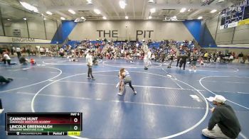 72 lbs Quarterfinal - Lincoln Greenhalgh, Stallions Wrestling Club vs Cannon Hunt, Sanderson Wrestling Academy