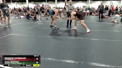 215 lbs Round 2 (6 Team) - Evan Newman, EsteBoyz Shadow Strikers vs Braedon Poorbaugh, Outsiders WC