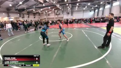 120 lbs Round 2 - Luke Garrett, Brazos Valley Wrestling Club vs Pearl Puri, FM Wrestling Club