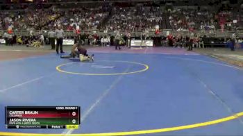 Cons. Round 1 - Carter Braun, Columbus vs Jason Rivera, Papillion-LaVista South