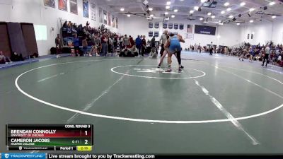 149 lbs Cons. Round 3 - Brendan Connolly, University Of Chicago vs Cameron Jacobs, Harper College