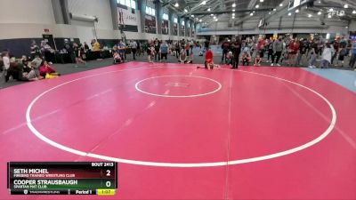 65 lbs Champ. Round 2 - Seth Michel, Firebird Trained Wrestling Club vs Cooper Strausbaugh, Spartan Mat Club