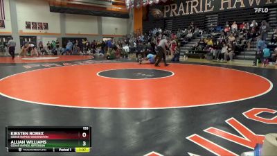 155 lbs Cons. Round 1 - Kirsten Rorex, Cedar Rapids Washington vs Alijah Williams, Cedar Rapids Jefferson