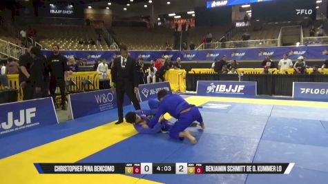 Benjamin Schmitt De O. Kummer Lo vs Christopher Pina Bencomo 2026 Pan Jiu Jitsu IBJJF Championship