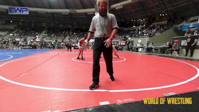 80 lbs Round Of 32 - Jackson Beckley, Team Tulsa Wrestling Club vs Shion Holmes, Stl Warriors