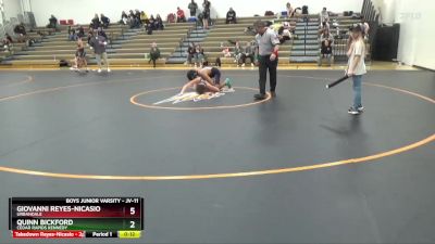 JV-23 lbs Round 5 - Fidel Edwards, Dubuque Hempstead vs Tanner Mueller, Dubuque Hempstead