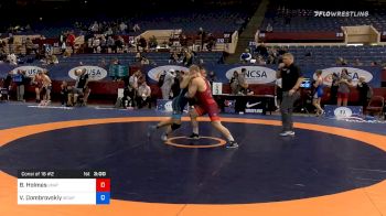 77 kg Consolation - Britton Holmes, Unattached vs Vladyslav Dombrovskiy, Army WCAP