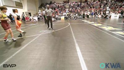76 lbs Consi Of 8 #1 - Branson Burkhalter, Cleveland Takedown vs Jett Runk, Sperry Wrestling Club