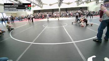 110-I lbs Round Of 32 - Herman Littleton, Milford Senior vs Diego Martinez, CJA