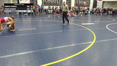 118 lbs Consy 5 - Anniya Powell, Parkersburg-WV vs Sadie Sarver, Greensburg Salem