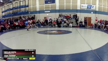 120 lbs Semis & Wb (16 Team) - Declan Smith, Martinsville vs Cale Thomas, Terre Haute South