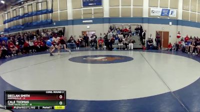 120 lbs Semis & Wb (16 Team) - Declan Smith, Martinsville vs Cale Thomas, Terre Haute South