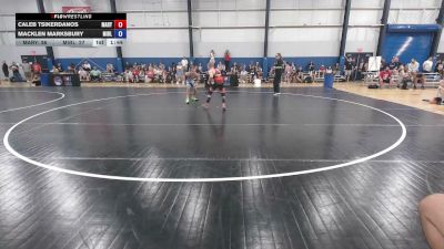 96 lbs Caleb Tsikerdanos, Maryland vs Macklen Marksbury, Michigan Blue