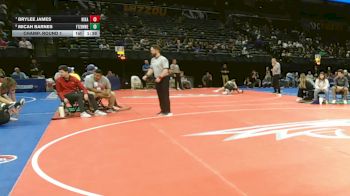 135 Class 2 lbs Champ. Round 1 - Brylee James, Nixa vs Micah Barnes, Ft. Zumwalt West