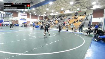 106 lbs 7th Place Match - Jonah Juergens, Fountain Valley vs Javi Tapia, Warren