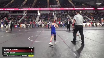 72 lbs Cons. Round 1 - Rylan Keller, Oakley vs Klayton Strnad, Republic Co