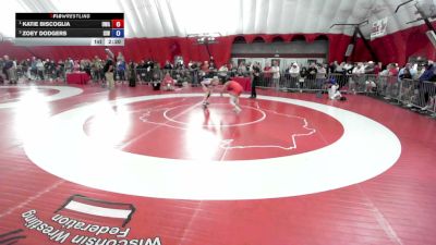 110 lbs 1st Place Match - Katie Biscoglia, Ubasa Wrestling Academy vs Zoey Dodgers, IZZY Style Wrestling