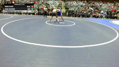 285 lbs Round Of 64 - Zeke Dyes, Mullen vs Judd Bowen, Bingham