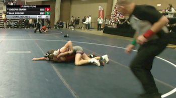 139 Championship Bracket Cons. Round 3 - Joseph Braun, Union Grove vs Max Stroup, Watertown