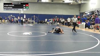 125 lbs Quarterfinal - Ayden Cofone, Southern Maine vs Nico Rivera, Johnson & Wales (RI)