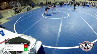 135 lbs Round Of 16 - Bayleigh Works, Elgin Wrestling vs Karleigh Miller, Perry Wrestling Academy