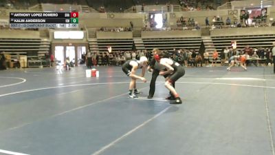 133 Championship Bracket Champ. Round 1 - Anthony Lopez Romero, Shakopee vs Kalin Anderson, Kasson-Mantorville