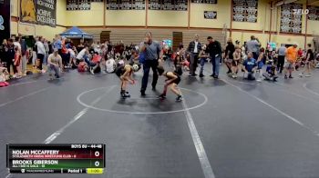 44-48 lbs Cons. Round 2 - Nolan McCaffery, St.Elizabeth Viking Wrestling Club vs Brooks Giberson, All I See Is Gold