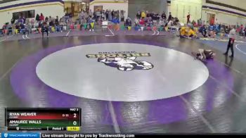 149 lbs Cons. Round 3 - Ryan Weaver, Cleary vs Amauree Walls, Cleary