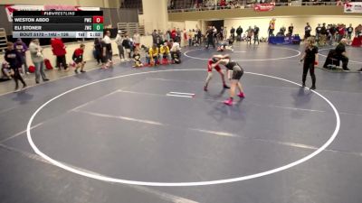 14U - 126 lbs Cons. Round 2 - Eli Stoner, Zimmerman Wrestling Club vs Weston Abdo, Perham Wrestling Club