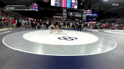 95 lbs 7th Place Match - Alexa Rodriguez Lopez, TX vs Lily Enos, IL