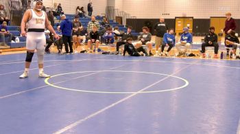 285 lbs Cross Bracket (8 Team) - Cito Tuttle, Rochester Tech vs Hamza Merrick, Niagara CC