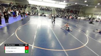 112 lbs 5th Place Match - Rj Gunter, Green River Grapplers vs Cole Christensen, Sanderson Wrestling Academy