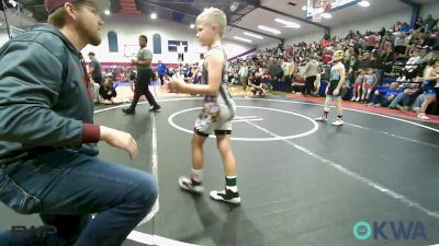 70-75 lbs Quarterfinal - Isaac Glover, Brushy Wrestling Club vs Hudson Burdick, Perry Wrestling Academy