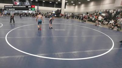 100 lbs Quarters - Ty Martin, Immortal Athletics WC vs Grayson VanValkenburg, Michigan Premier WC