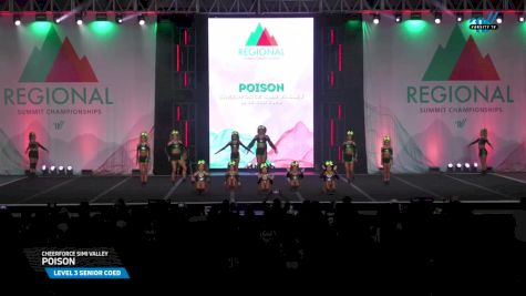 CheerForce Simi Valley - Poison [2025 L3 Senior Coed Day 1] 2025 The West Regional Summit & The Recreational Summit