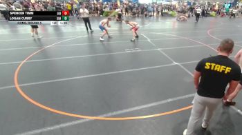 157 lbs Cons. Round 5 - Spencer Timm, Lake Gibson Braves vs Logan Curry, Unattached