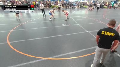 157 lbs Cons. Round 5 - Spencer Timm, Lake Gibson Braves vs Logan Curry, Unattached