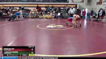 132 lbs Cons. Round 3 - Corban Hansen, Washington vs Noah Eller, White River