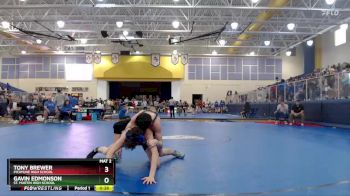 138 lbs Cons. Round 2 - Gavin Edmonson, St. Martin High School vs Tony Brewer, Picayune High School